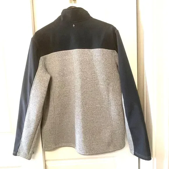 Swiss Tech Men's Gray Full Zip Coats Fleece Winter Jacket L/G (42-44) - Picture 3 of 9